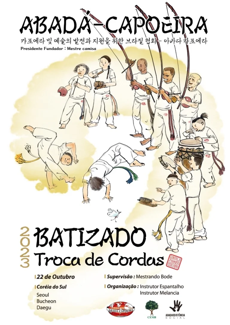 abada capoeira 2023 batizado e troca de cordas
